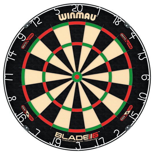 WINMAU - BLADE 6 - DUAL CORE - Professional Dartboard