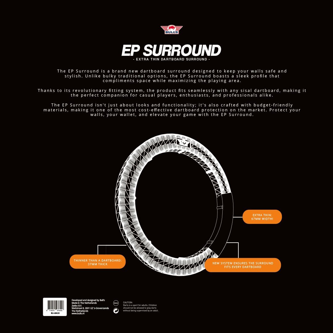 BULL'S - SURROUND - EP SURROUND - BLACK