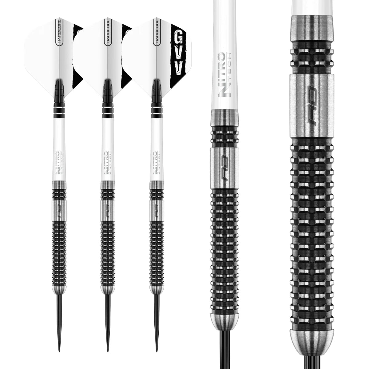 RED DRAGON - GIAN VAN VEEN - AXIS - STEEL TIP DARTS - 90% - 21g/23g