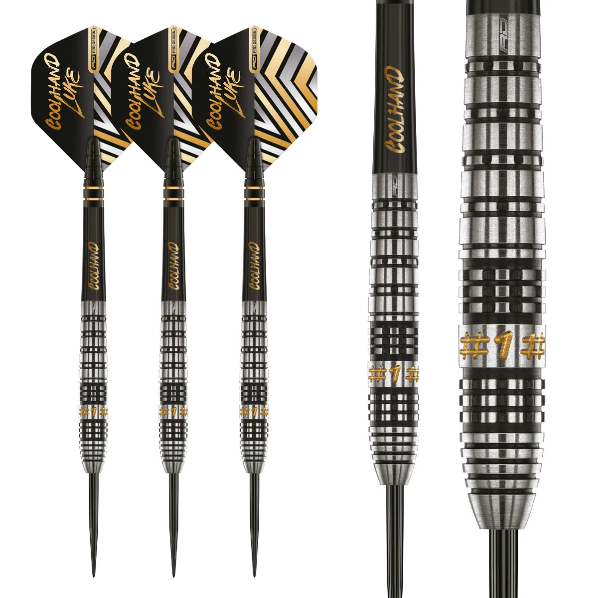 RED DRAGON - LUKE HUMPHRIES - PRESTIGE - STEEL TIP DARTS - 90% - 22g/23g/24g