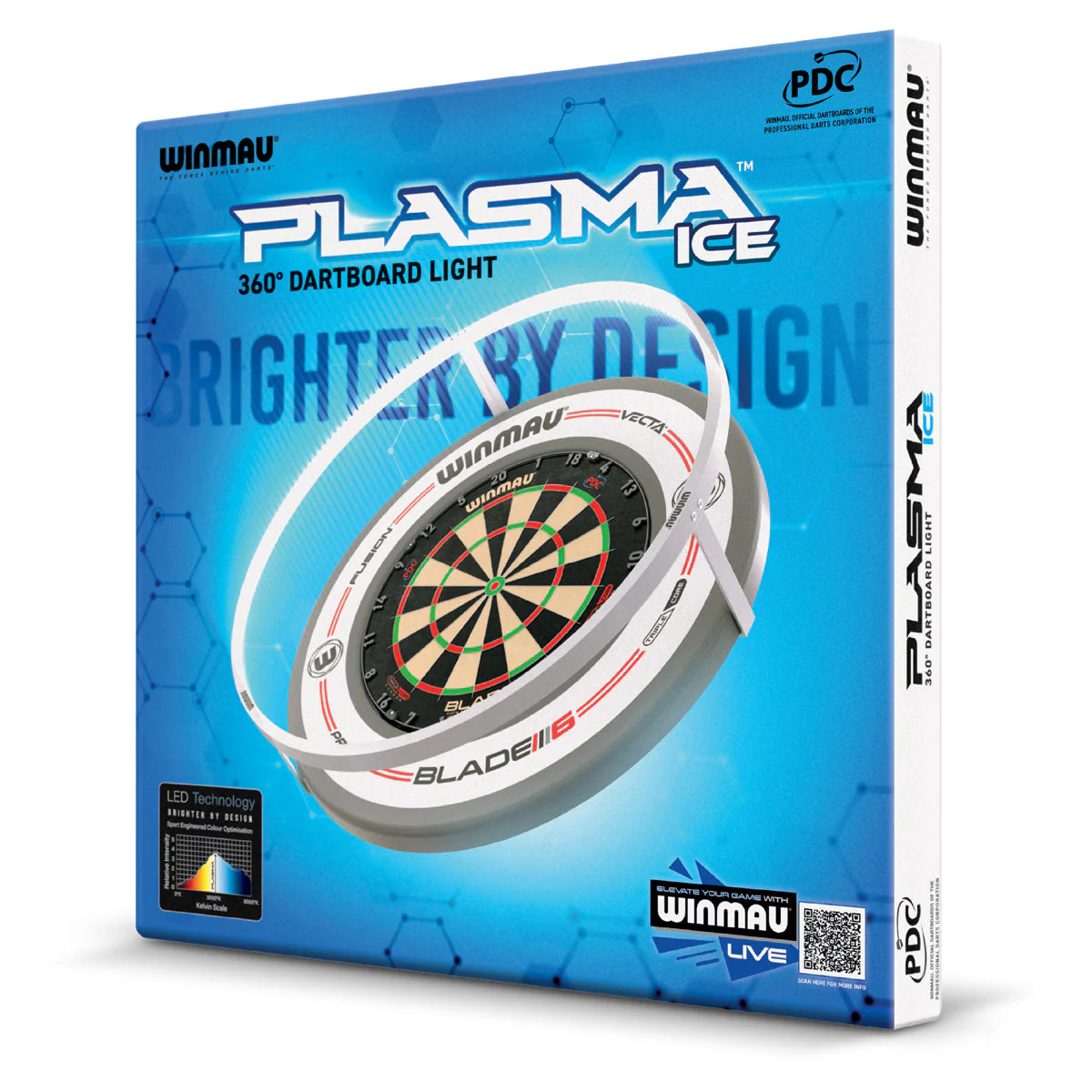 WINMAU - PLASMA 'ICE 360' - LED DARTBOARD LIGHTING SYSTEM