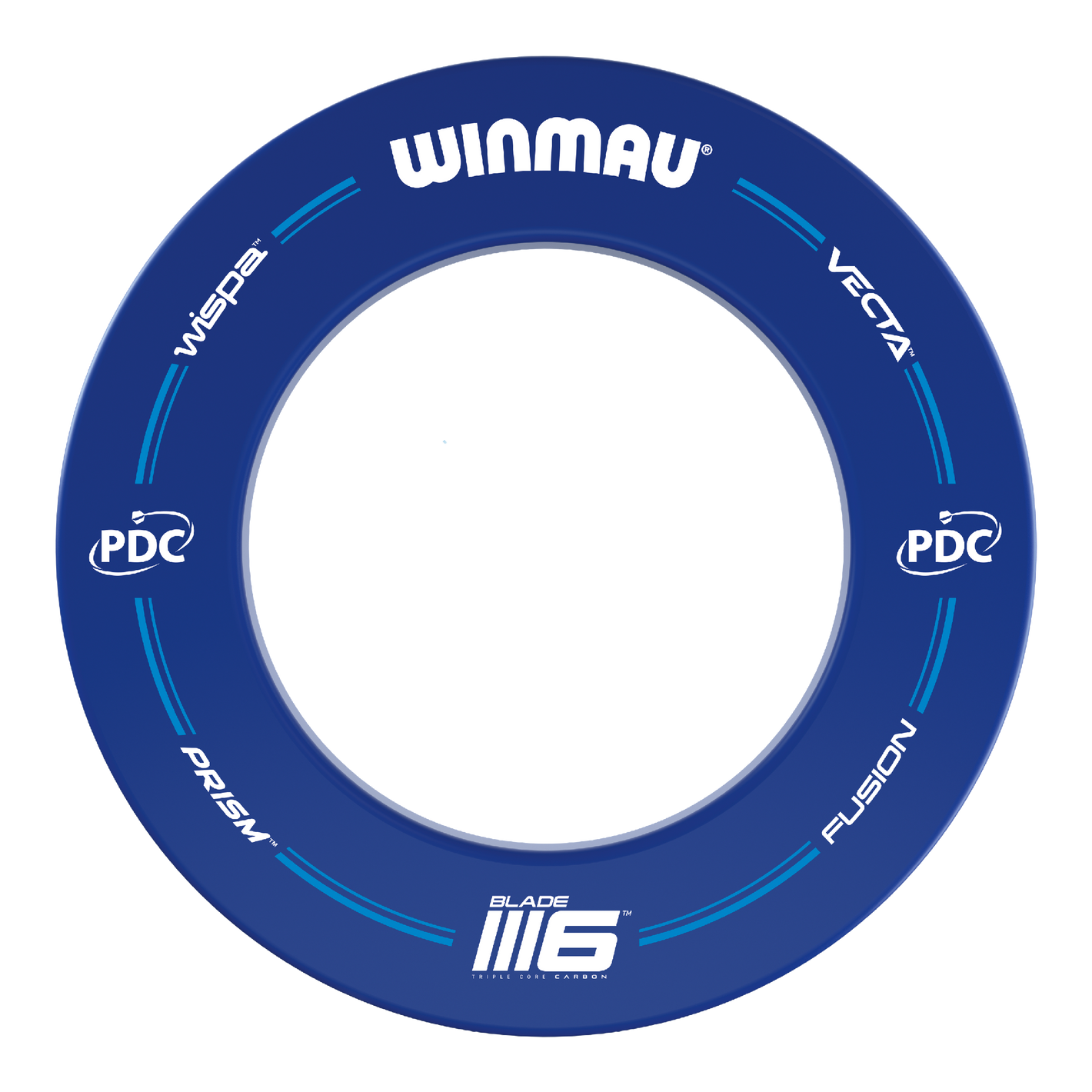 WINMAU - PDC DARTBOARD SURROUND - BLUE