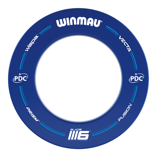 WINMAU - PDC BLUE -  DARTBOARD SURROUND BY WINMAU - BLUE