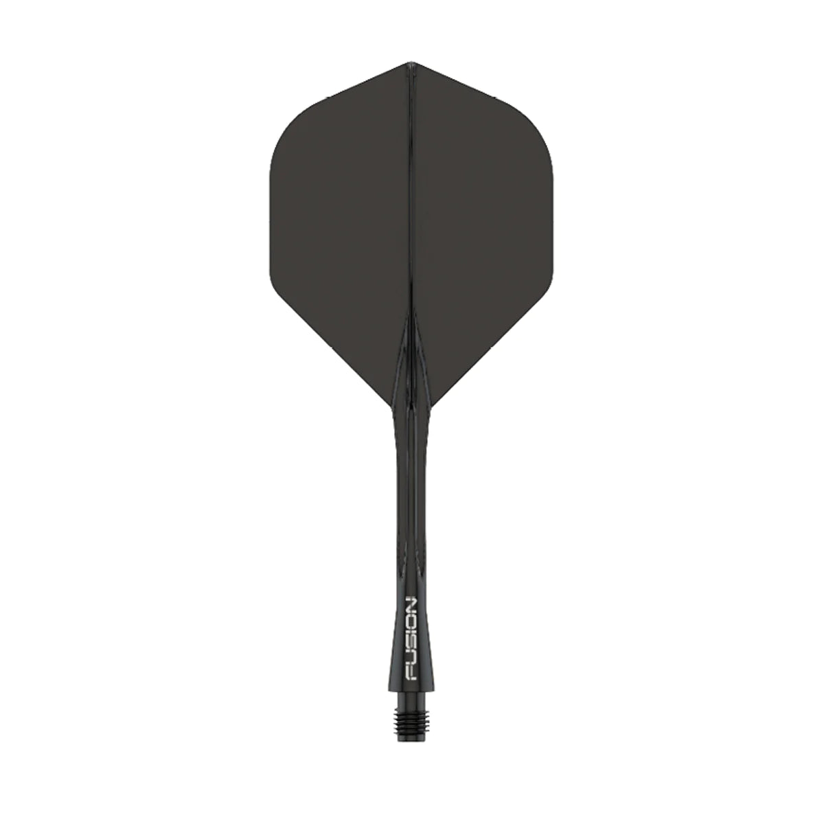 WINMAU - WINMAU FUSION - BLACK - STANDARD (No.2)- INTEGRATED FLIGHTS - BLACK