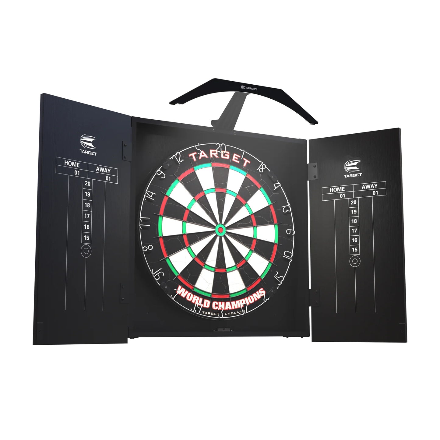 TARGET - ARC CABINET SET - CABINET WITH DARTBOARD & LIGHT