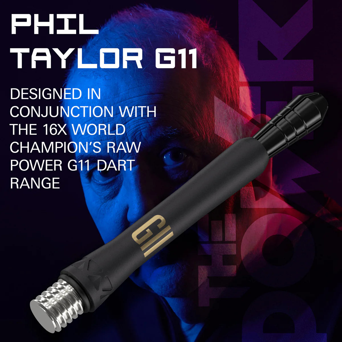 TARGET - PHIL TAYLOR - RAW POWER - G11 - TITANIUM DART STEMS / SHAFTS