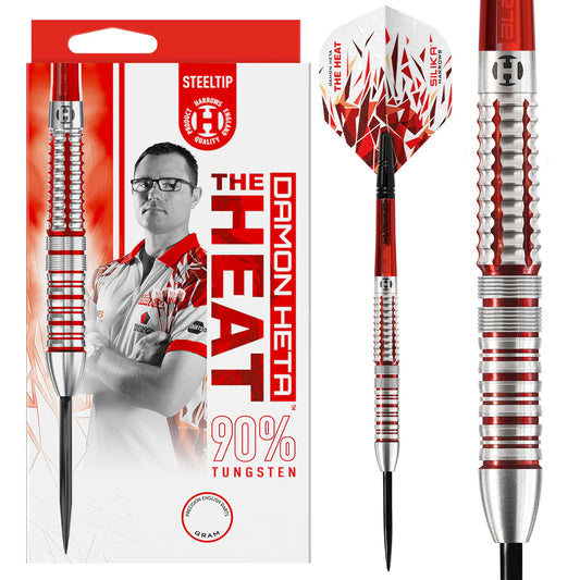 HARROWS - DAMON HETA - 2024 SERIES - STEEL TIP DARTS - 90% - 21g/23g/25g