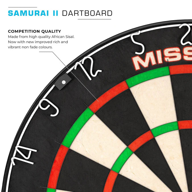 MISSION - SAMURAI II - PROFESSIONAL DARTBOARD