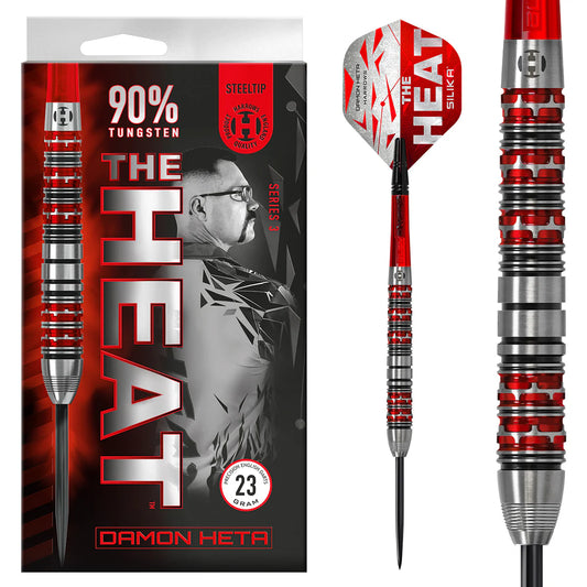 HARROWS - DAMON HETA - SERIES 3 - STEEL TIP DARTS - 90% - 21g/23g/25g