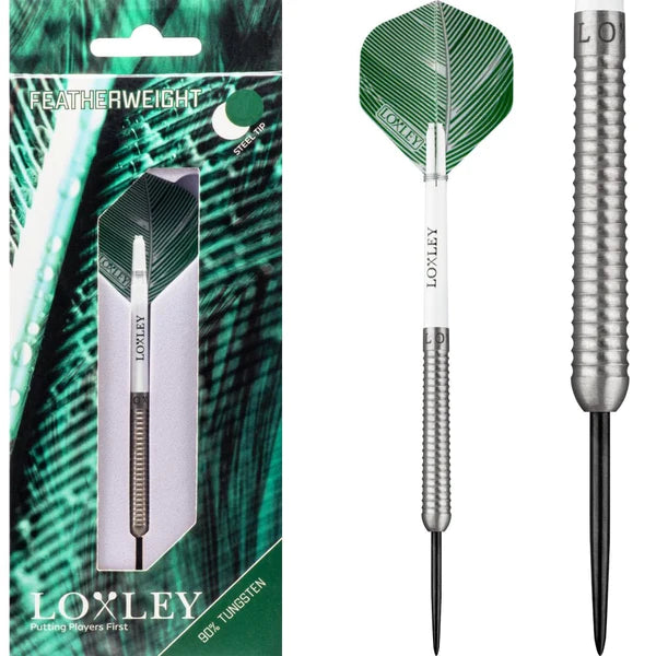 LOXLEY - Loxley 'Featherweight' Darts - Steel Tip - Green - 19g