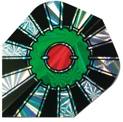 HARROWS - HOLOGRAM - BULLSEYE - DARTS FLIGHTS - SMALL NO.6