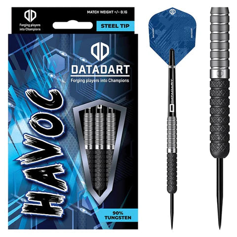 DATADART - HAVOC - 90% - STEEL TIP DARTS - 22g/24g/26g