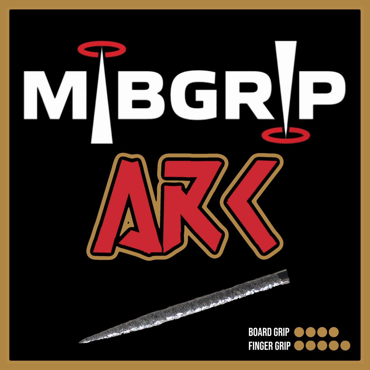 MiBGRiP -  MiBGRiP ARK - STEEL TIP POINTS - 30mm/32mm/34mm/36mm/38mm/40mm/50mm