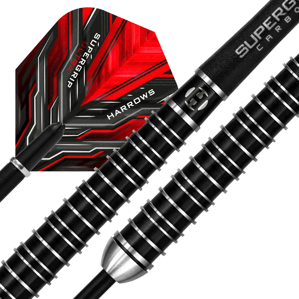 HARROWS - SUPERGRIP - ULTRA - STEEL TIP DARTS - 90% - 21g/22g/23g/24g/25g/26g/28g/30g