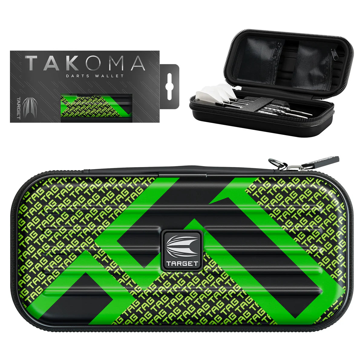 TARGET - TAKOMA - TAG - DARTS CASE - GREEN