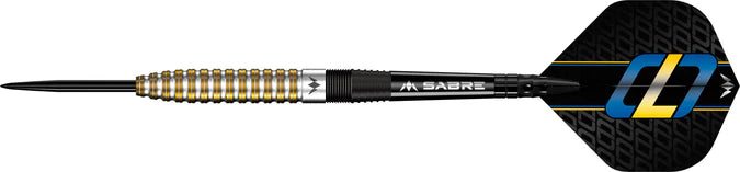 MISSION - OSKAR LUKASIAK - BLACK & GOLD PVD - STEEL TIP DARTS - 95% - 22g/24g