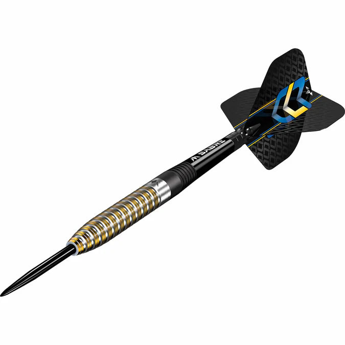 MISSION - OSKAR LUKASIAK - BLACK & GOLD PVD - STEEL TIP DARTS - 95% - 22g/24g