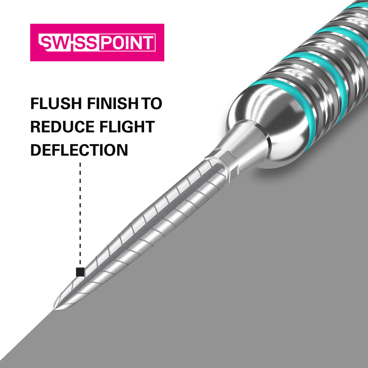 TARGET SWISS POINTS -  'STORM QUARTZ'  - REPLACEMENT/SPARE SWISS POINTS - 26mm/30mm/35mm