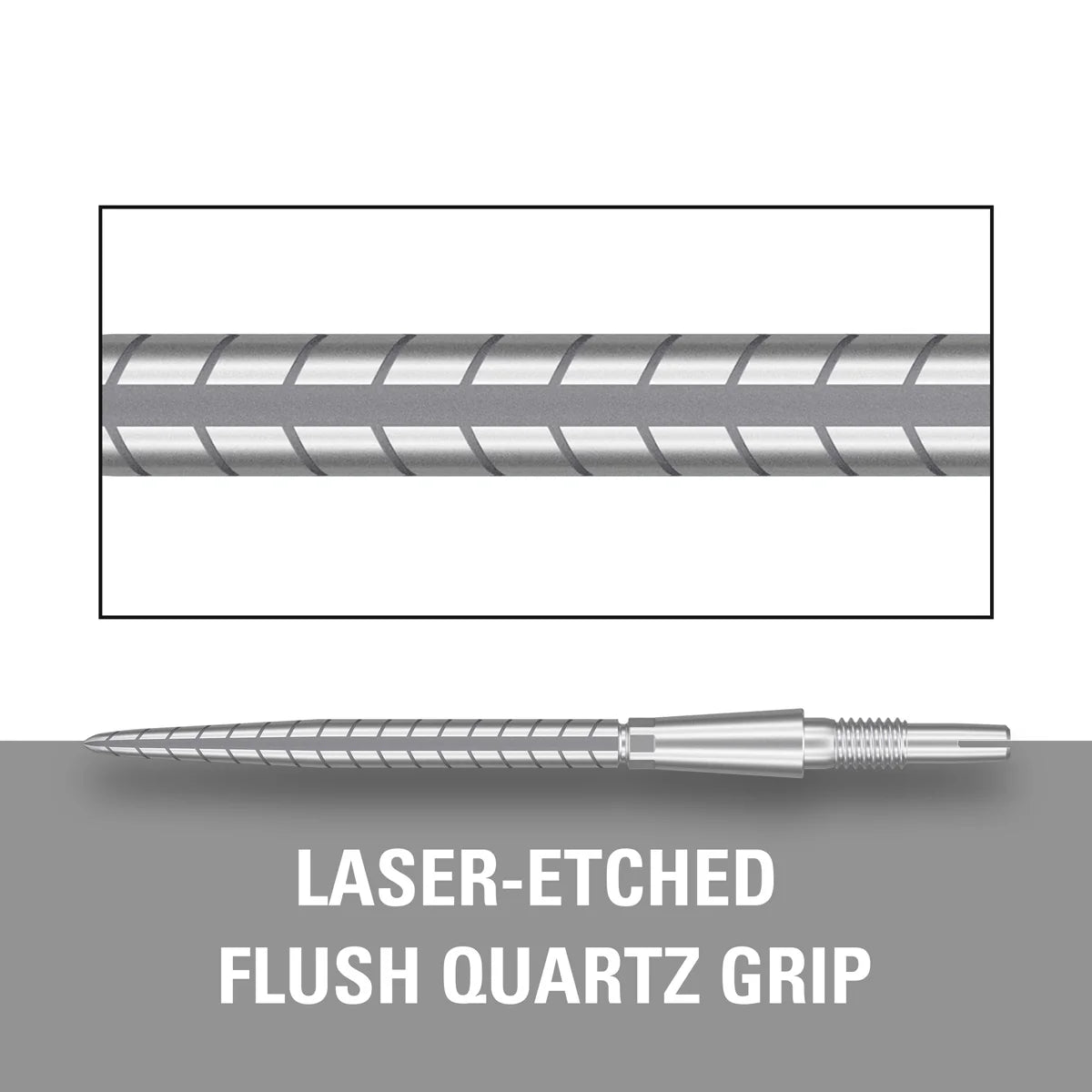 TARGET SWISS POINTS -  'STORM QUARTZ'  - REPLACEMENT/SPARE SWISS POINTS - 26mm/30mm/35mm