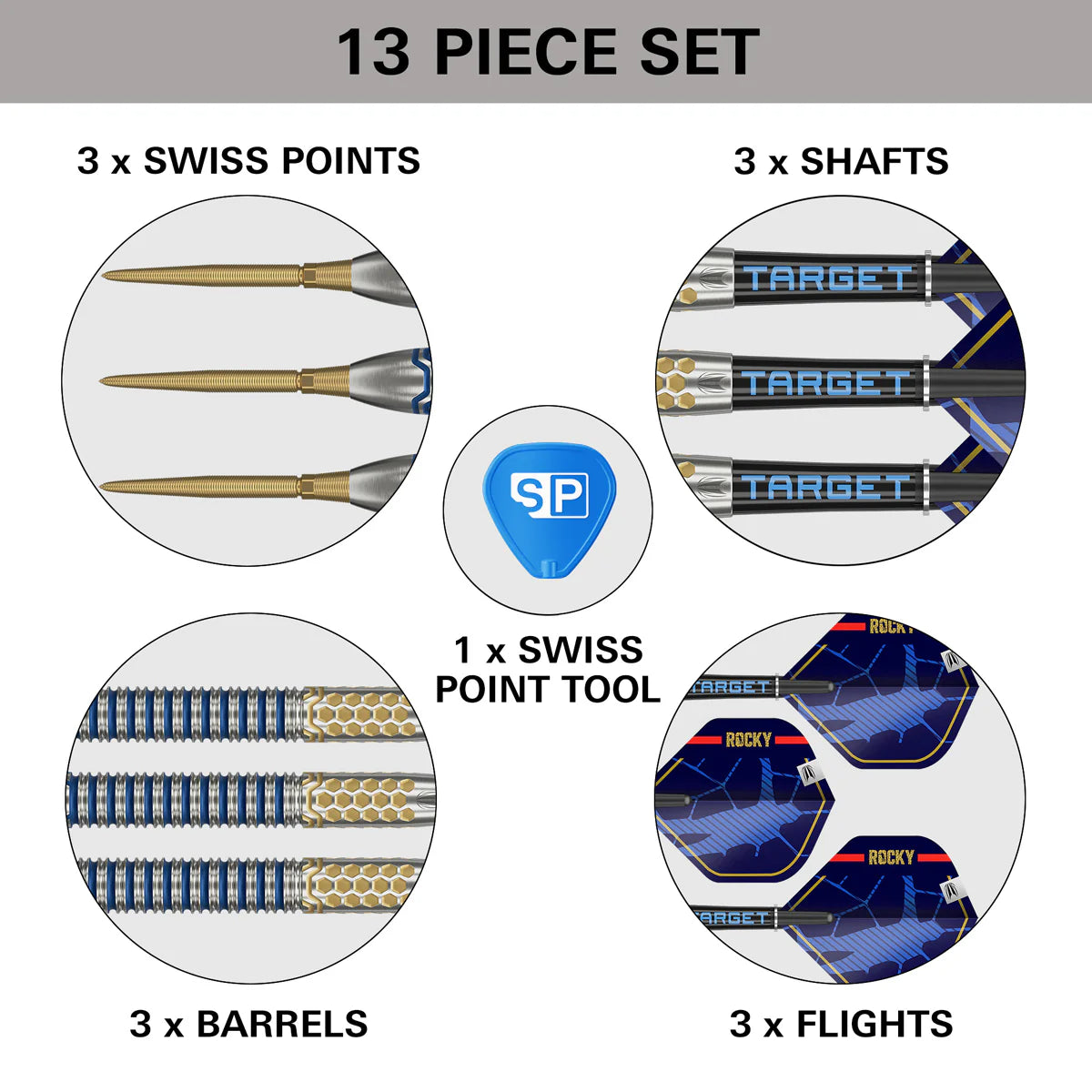 TARGET - JOSH ROCK - G1 - SWISS POINT - 90% - 22g/23g/24g/25g