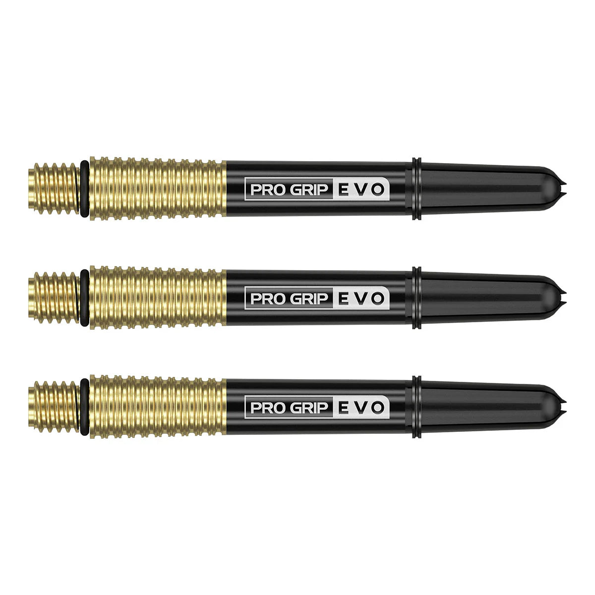 TARGET - PRO GRIP EVO - DART STEMS/SHAFTS - BLACK & GOLD