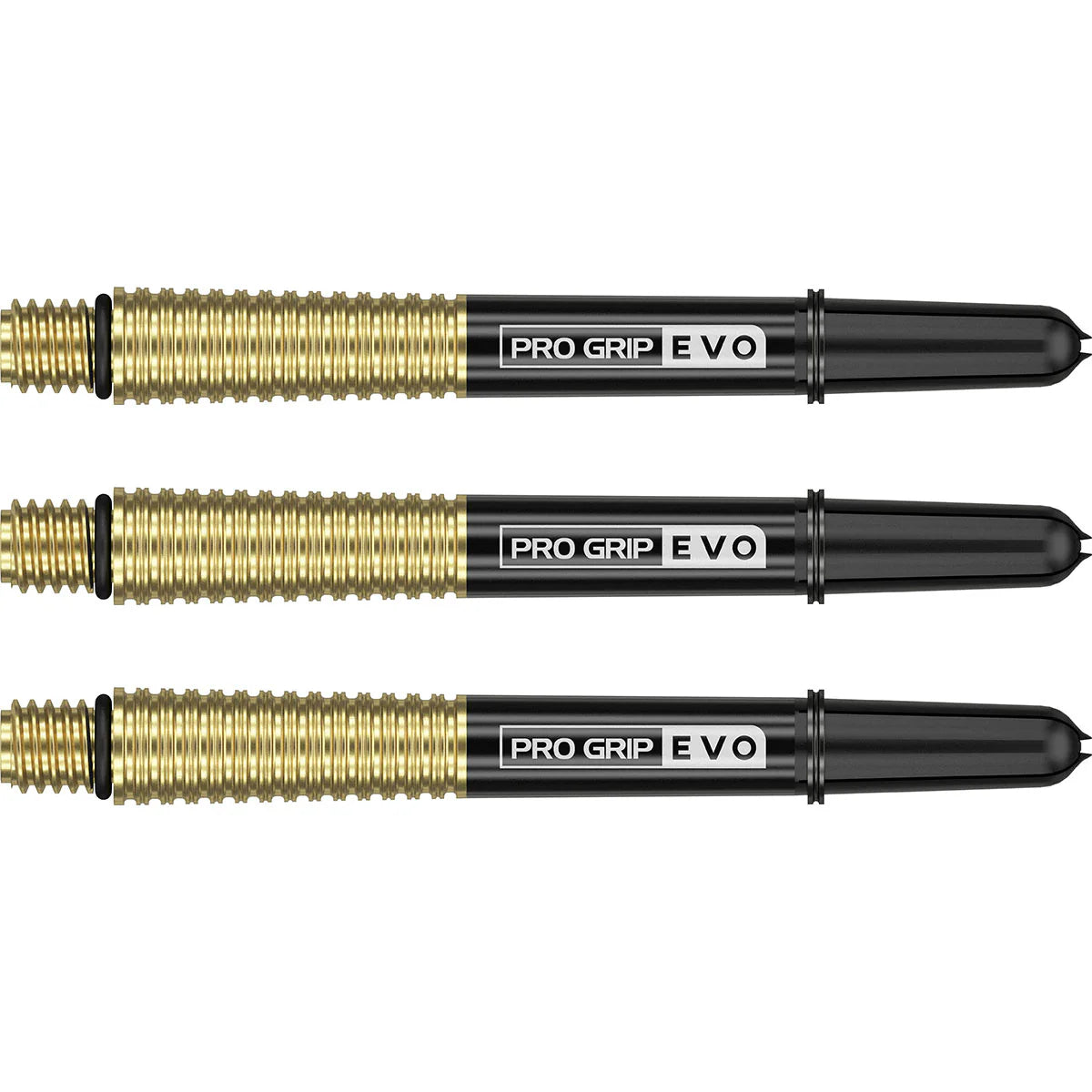 TARGET - PRO GRIP EVO - DART STEMS/SHAFTS - BLACK & GOLD