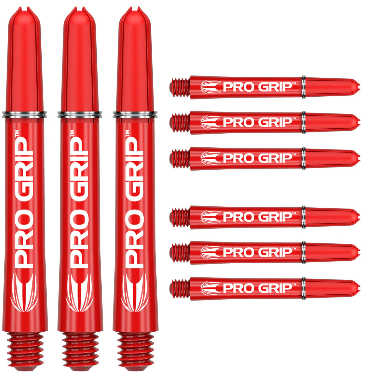 TARGET - PRO GRIP - DART STEMS/SHAFTS - (3 SETS) - RED