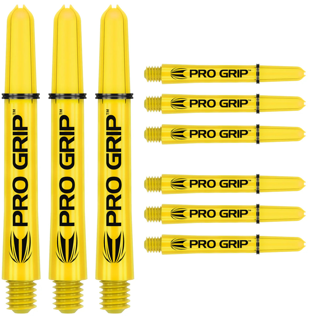 TARGET - PRO GRIP - DART STEMS/SHAFTS - (3 SETS) - YELLOW