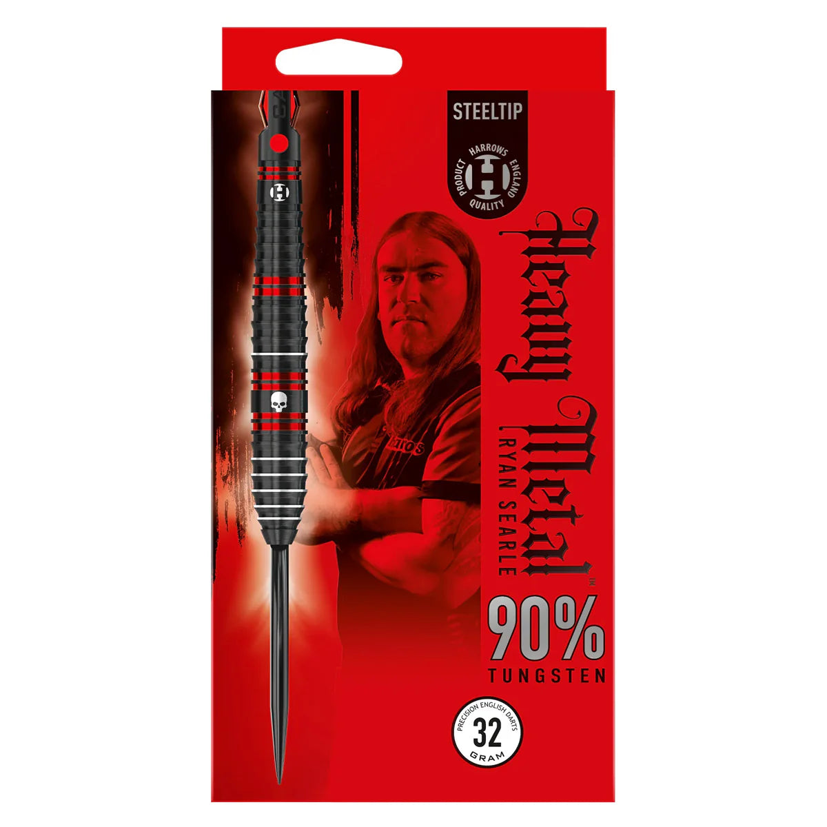 HARROWS - RYAN SEARLE - STEEL TIP DARTS - 90% - 22g/23g/24g/26g/30g/32g