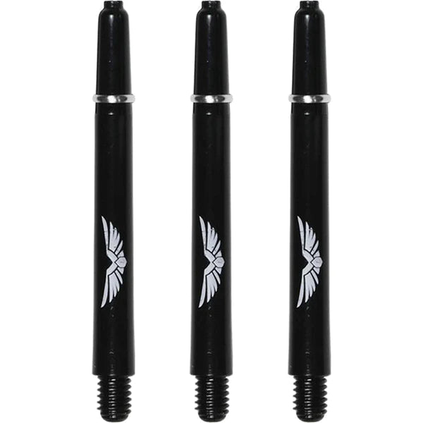 SHOT - EAGLE CLAW - Strong Polycarbonate Stems/Shafts- With Machined Rings - 'BLACK'