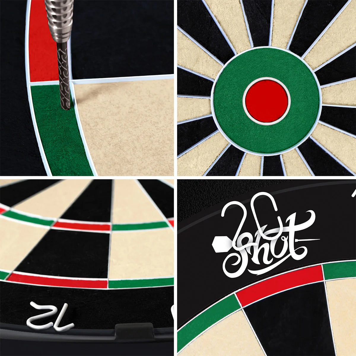 SHOT - BANDIT - 4th GENERATION - PROFESSIONAL DARTBOARD