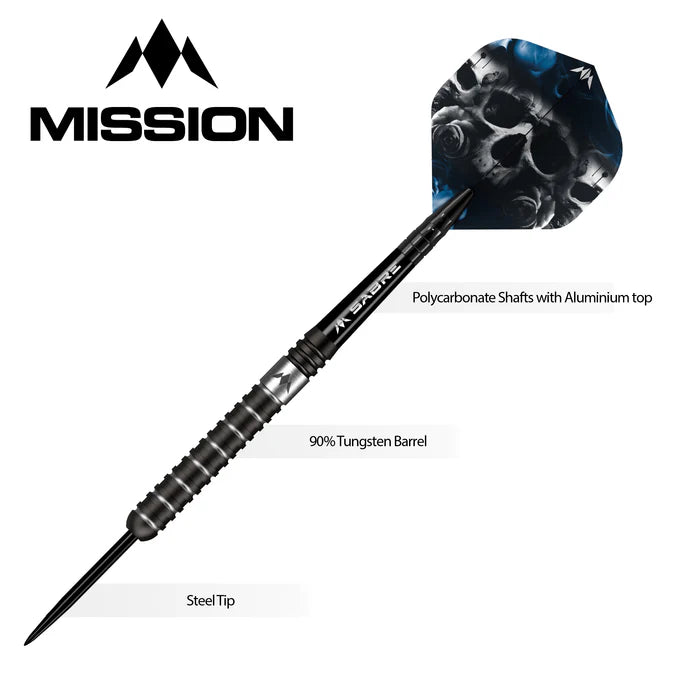 MISSION - SHAUN McDONALD - STEEL TIP DARTS - 90% - 21g/23g/25g