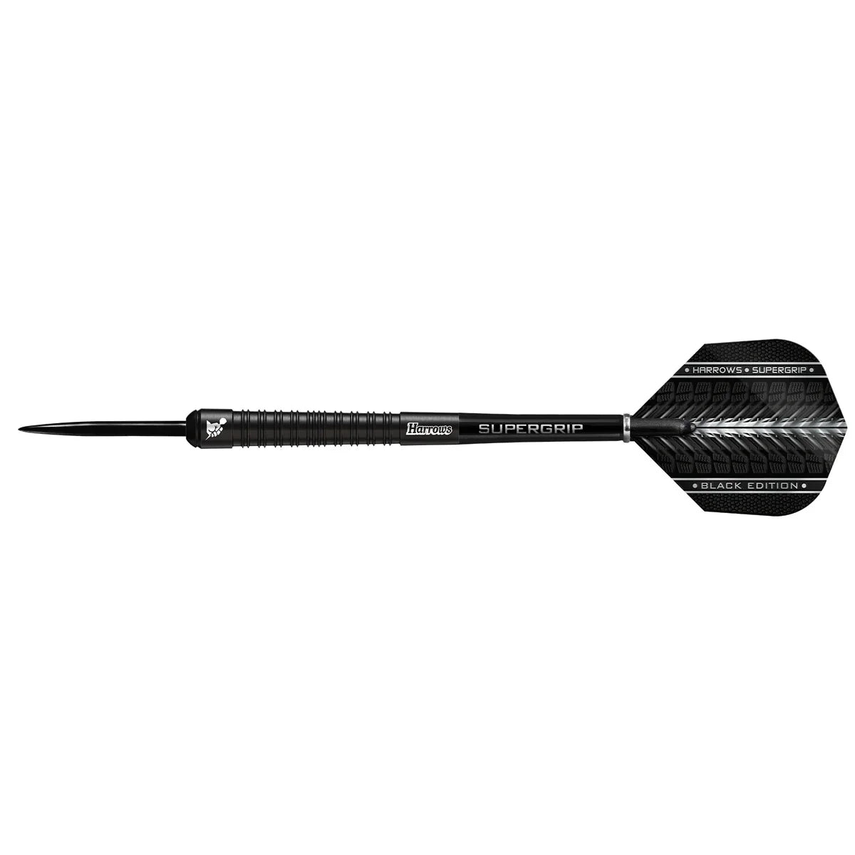 HARROWS - SUPERGRIP - BLACK - STEEL TIP DARTS - 90% - 21g/22g/23g/24g/25g/26g/28g/30g