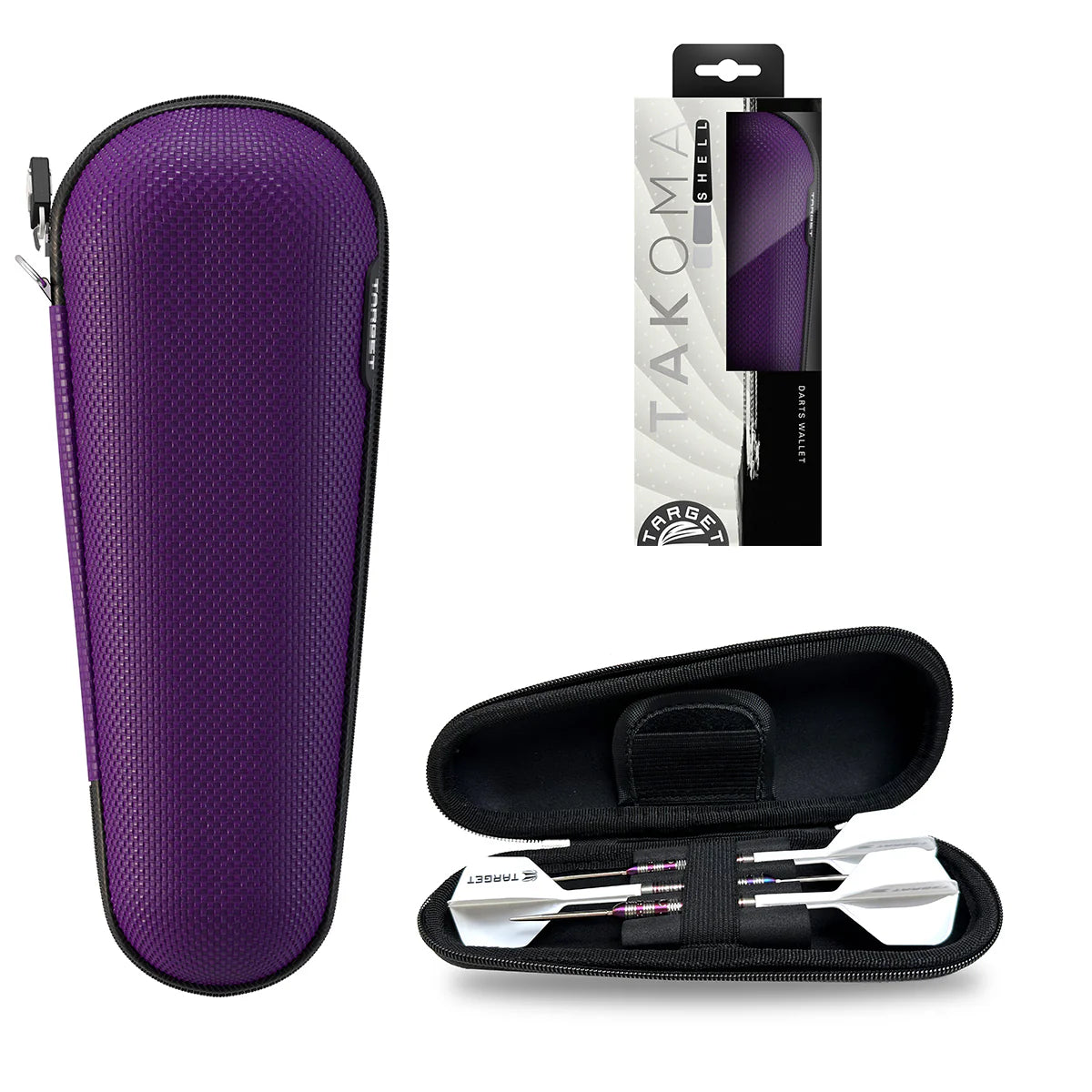 TARGET JAPAN - TAKOMA SHELL - DARTS CASE - BY TARGET JAPAN - PURPLE