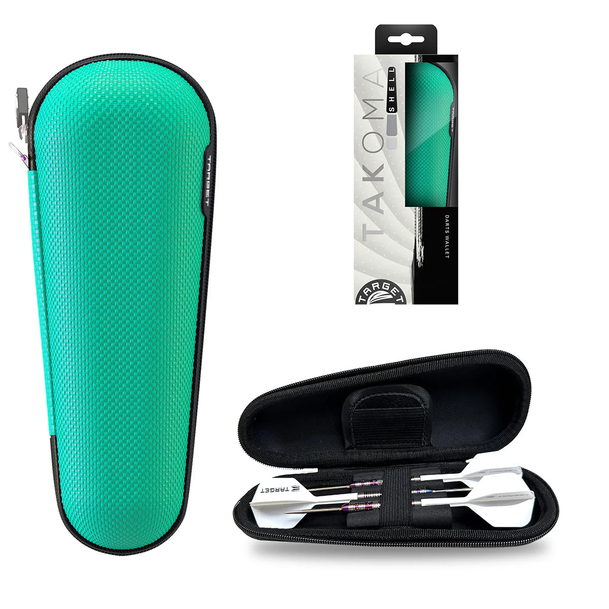 TARGET JAPAN - TAKOMA SHELL - DARTS CASE - BY TARGET JAPAN - TEAL