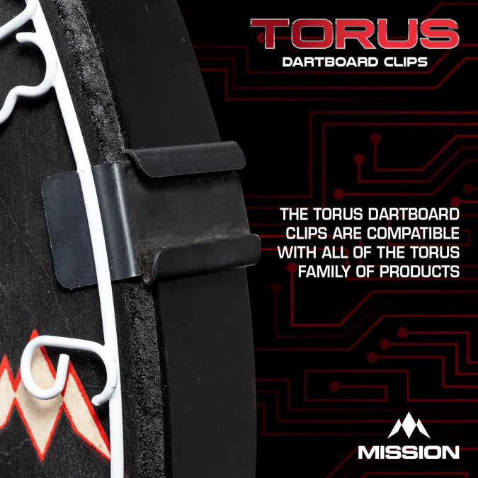 MISSION -  TORUS - SPARE BOARD CLIPS - 3 PER PACK