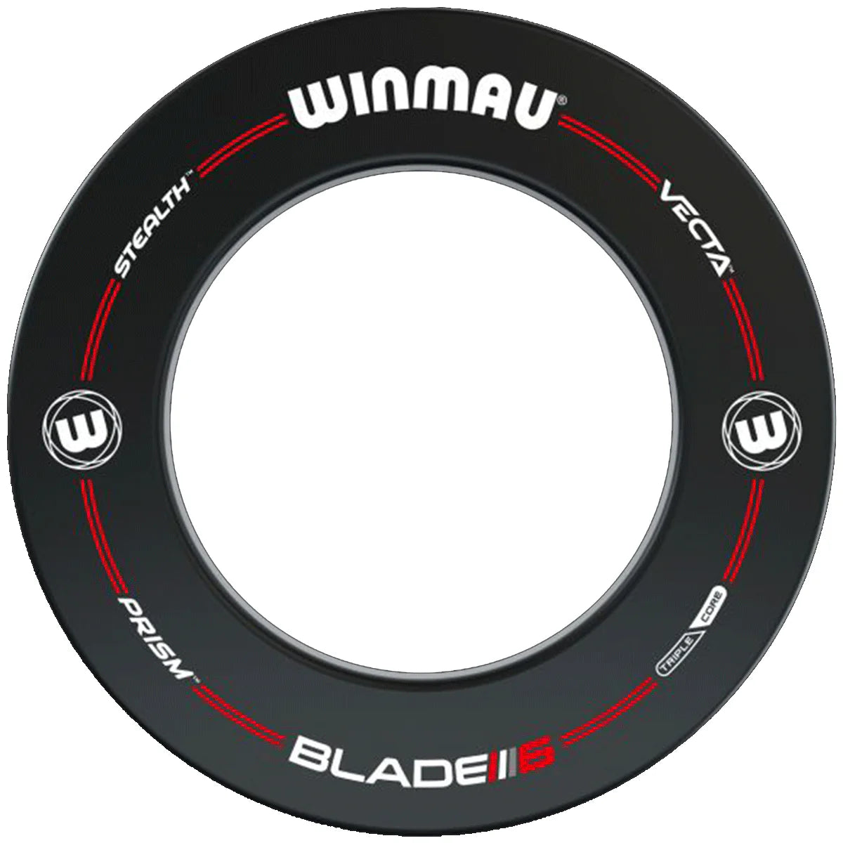 WINMAU - PRO LINE - DARTBOARD SURROUND BY WINMAU - BLACK