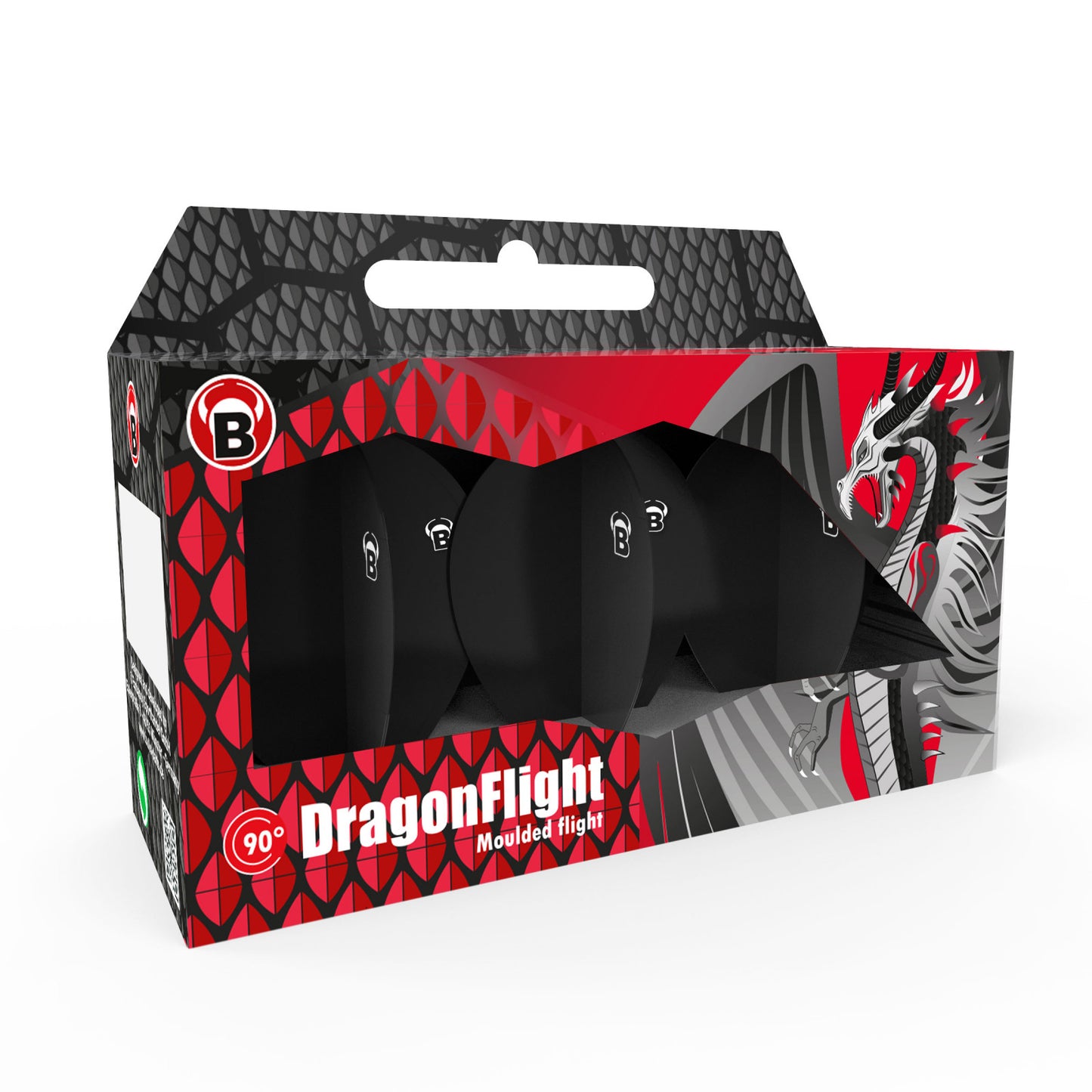 BULL'S DragonFlights - PEAR - 200 MICRONS - EXTRA STRONG FLIGHTS