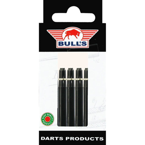 BULL'S (NL) - NYLON - DURA SHAFTS - LONG DARTS STEMS - BLACK - 5 PACK