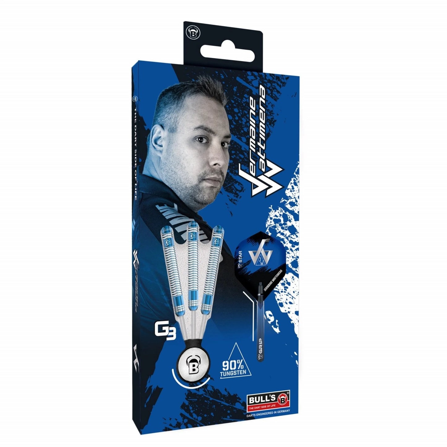 BULL'S - JERMAINE WATTIMENA - G3 - STEEL TIP DARTS - 90% - 22g/24g