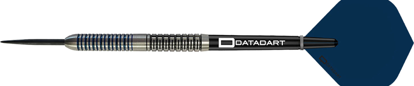 DATADART - DEADEYE DART - BLACK & BLUE ELECTRO - STEEL TIP DARTS - 95% - 22g/24g/26g