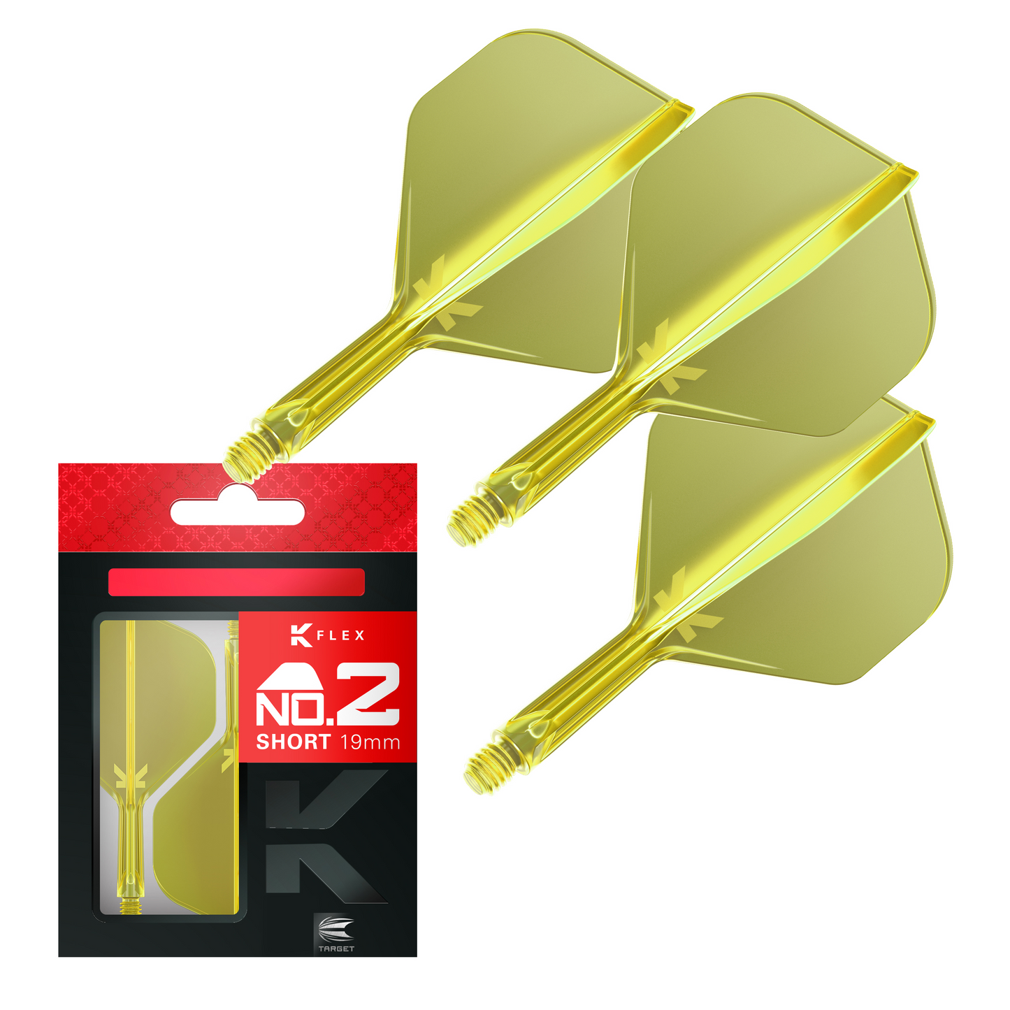 TARGET - KFLEX FLIGHT SYSTEM- No. 2 (STANDARD) - NEON YELLOW