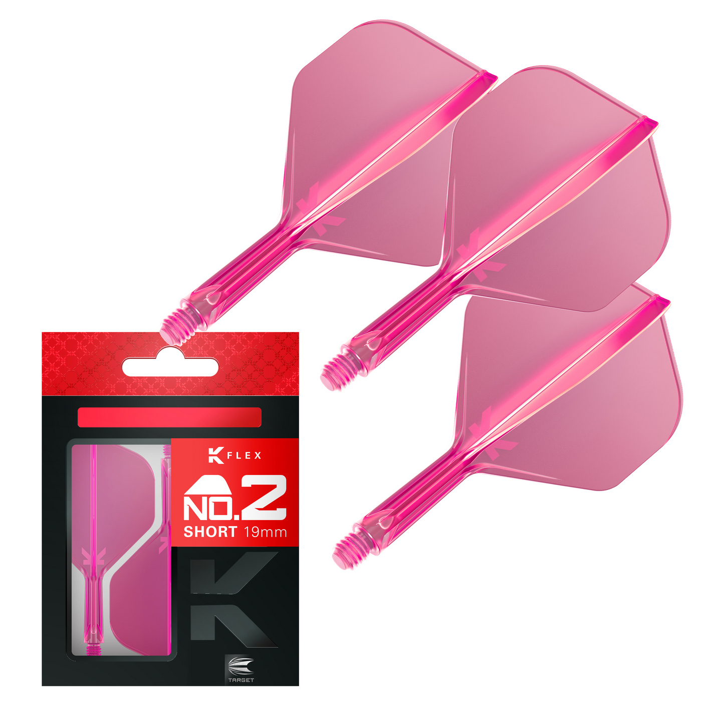 TARGET - KFLEX FLIGHT SYSTEM- No. 2 (STANDARD) - NEON PINK