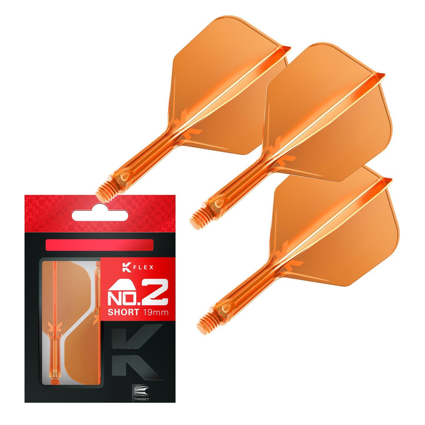 TARGET - KFLEX FLIGHT SYSTEM- No. 2 (STANDARD) - NEON ORANGE