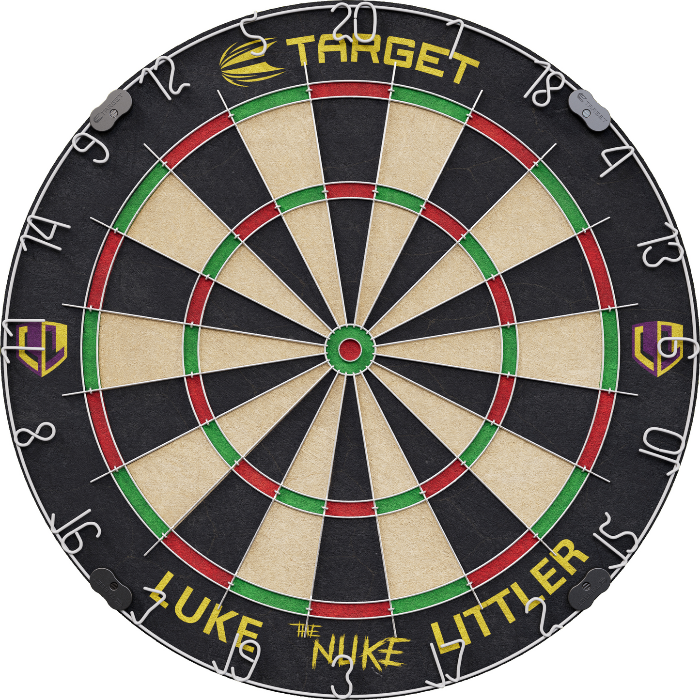 TARGET - LUKE 'THE NUKE' LITTLER - DART BOARD SET