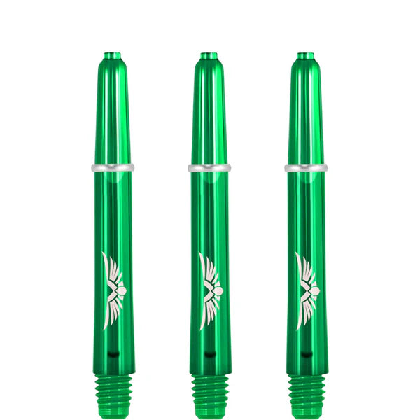 SHOT - EAGLE CLAW - Strong Polycarbonate Stems/Shafts- With Machined Rings - 'GREEN'