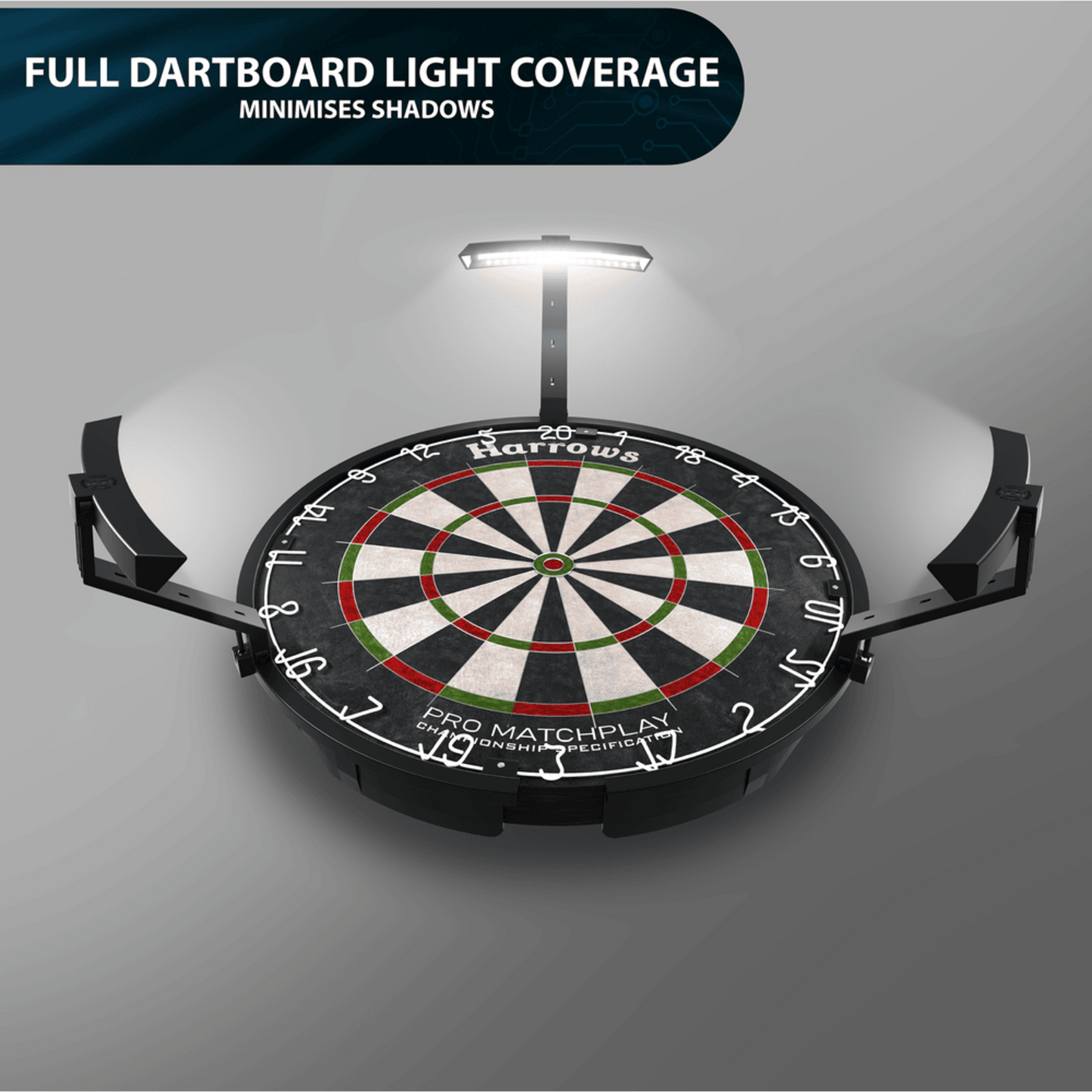 HARROWS - TRILIGHT - LED DARTBOARD LIGHTING SYSTEM