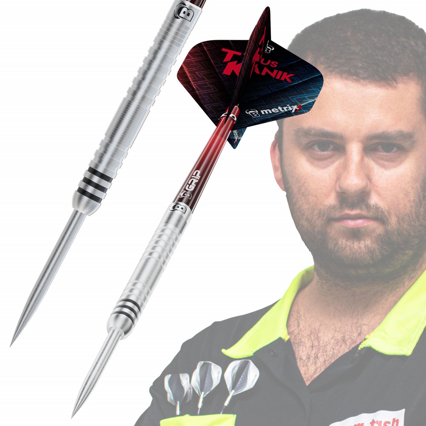 BULL'S - TYTUS KANIK - 90% - STEEL TIP DARTS - 22g