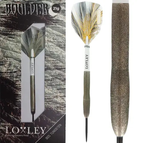 LOXLEY - BOULDER - STEEL TIP DARTS - 90% - 21g