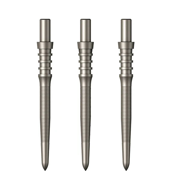 MISSION - MICRO GRIP 'SNIPER' - SILVER - Steel Tip Points